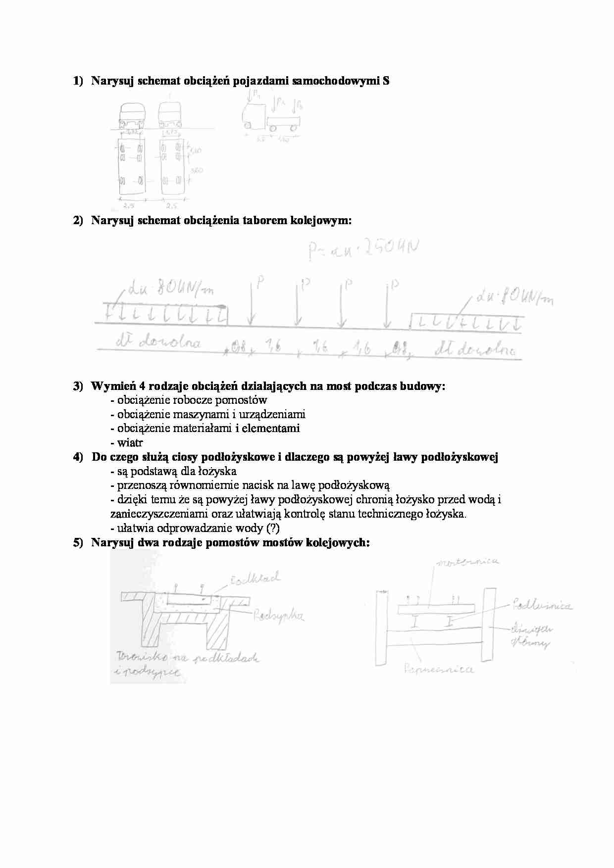 Podstawy Mostownictwa - Pytania egzaminacyjne part 3 - strona 1
