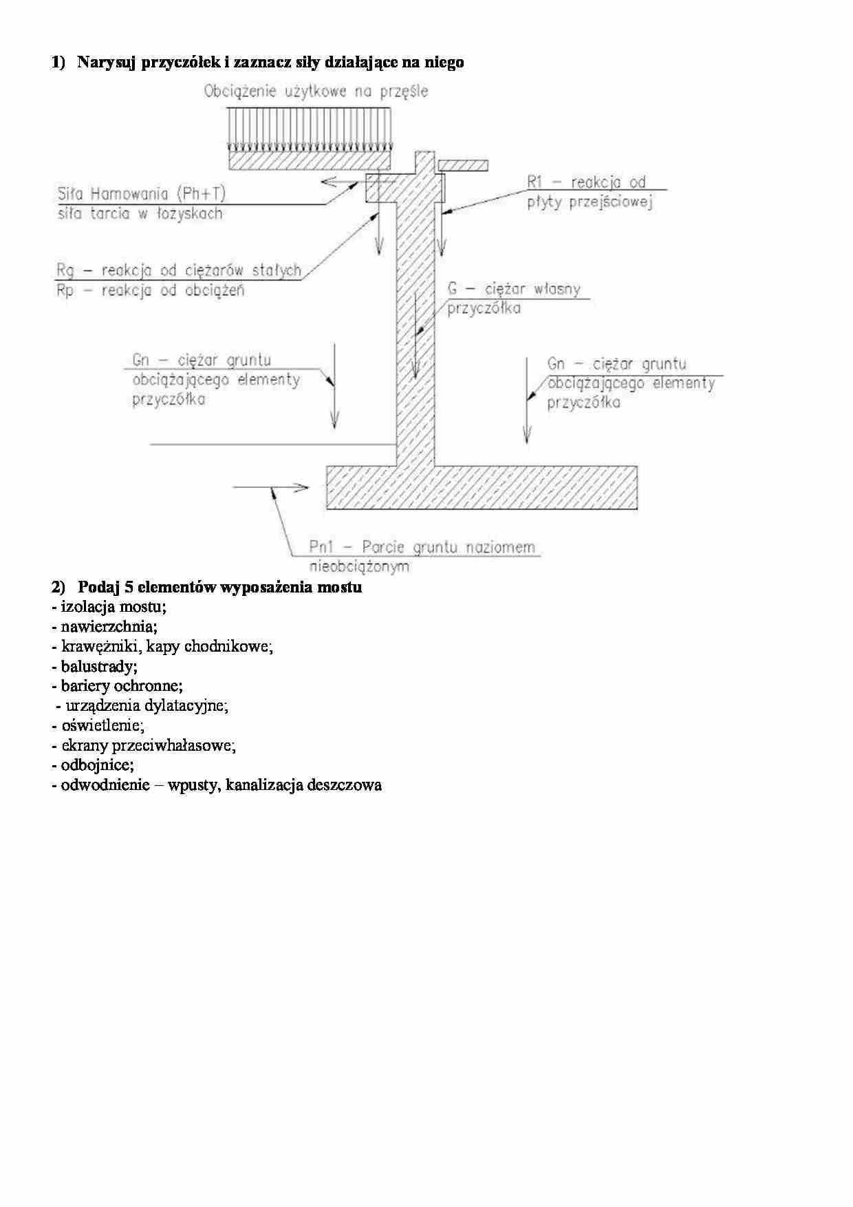 Podstawy Mostownictwa - Pytania egzaminacyjne part 5 - strona 1