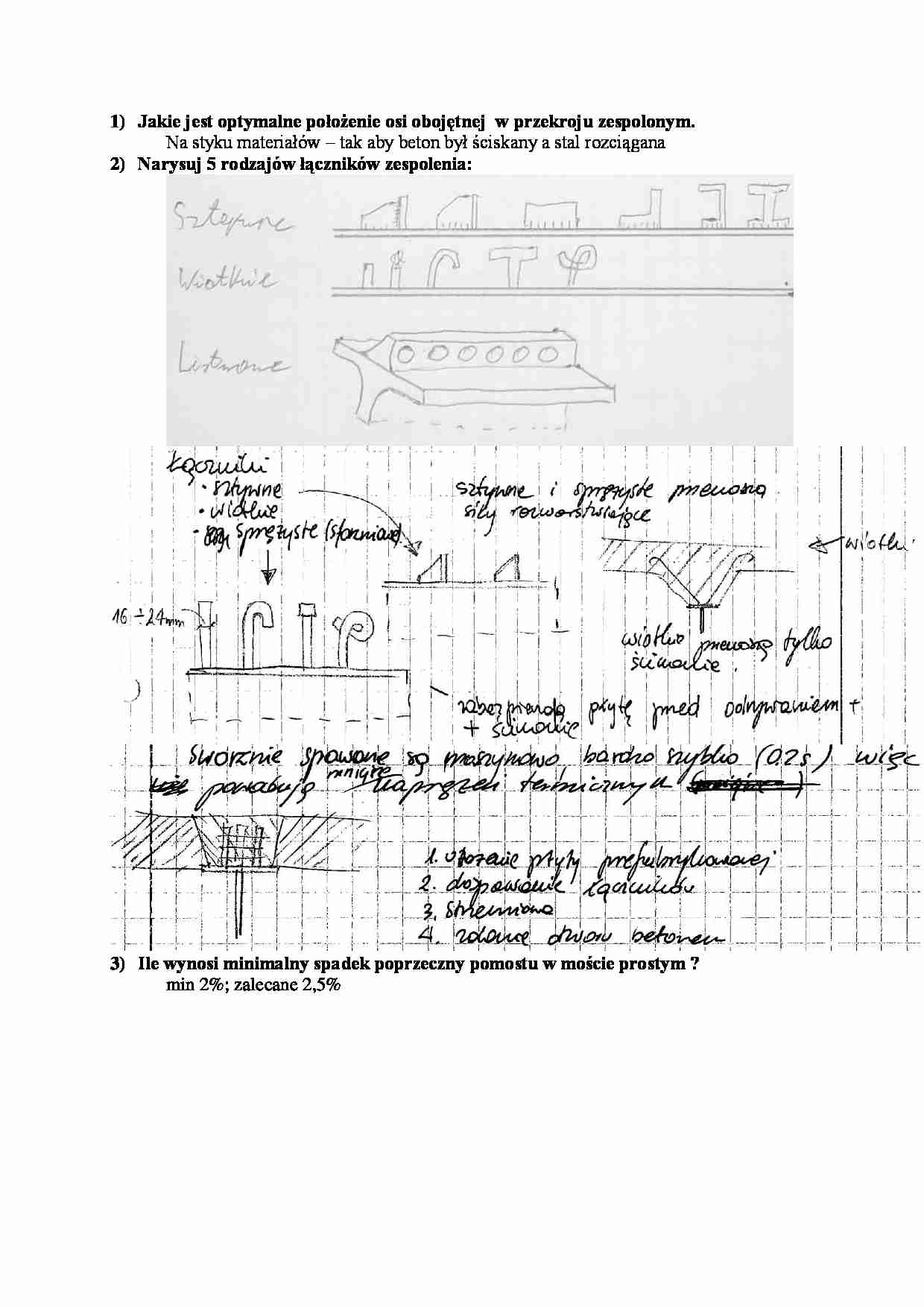 Podstawy Mostownictwa - Pytania egzaminacyjne part 8 - strona 1