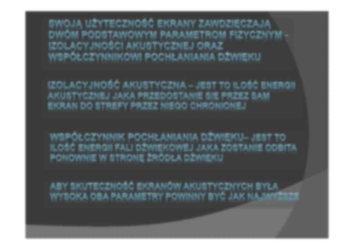 Ekran akustyczny - prezentacja - strona 2