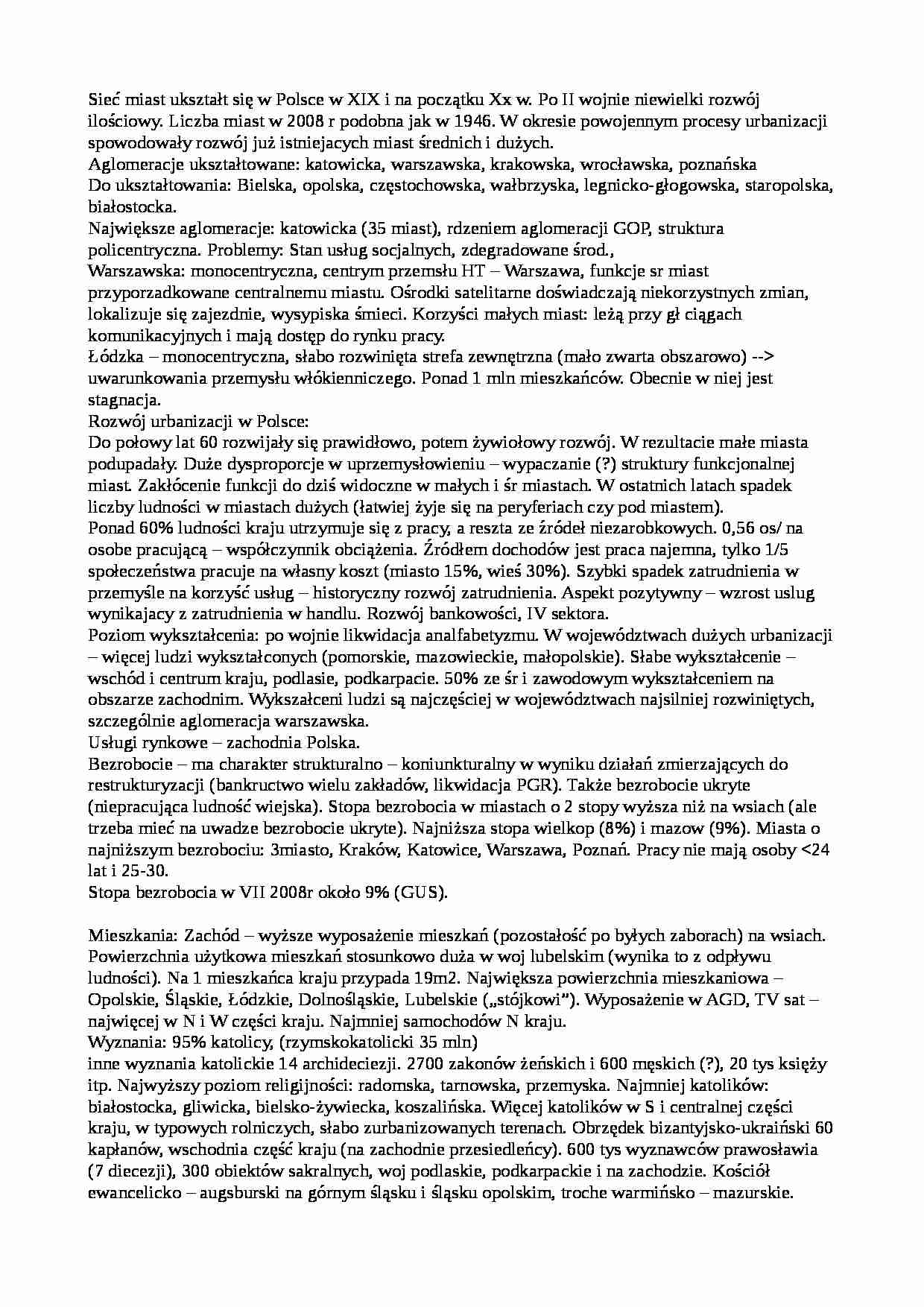 Geografia Regionalna Polski - strona 1