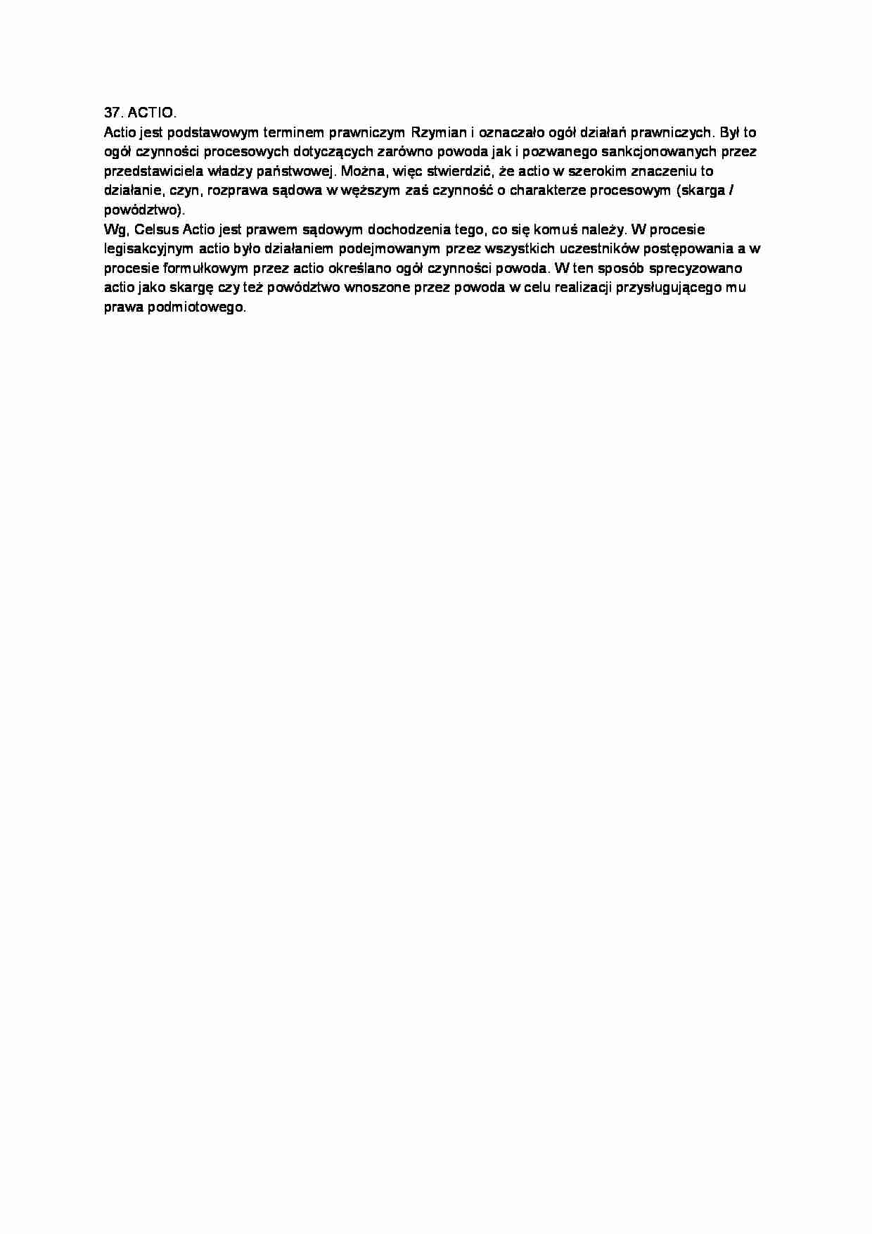 Actio-opracowanie - strona 1
