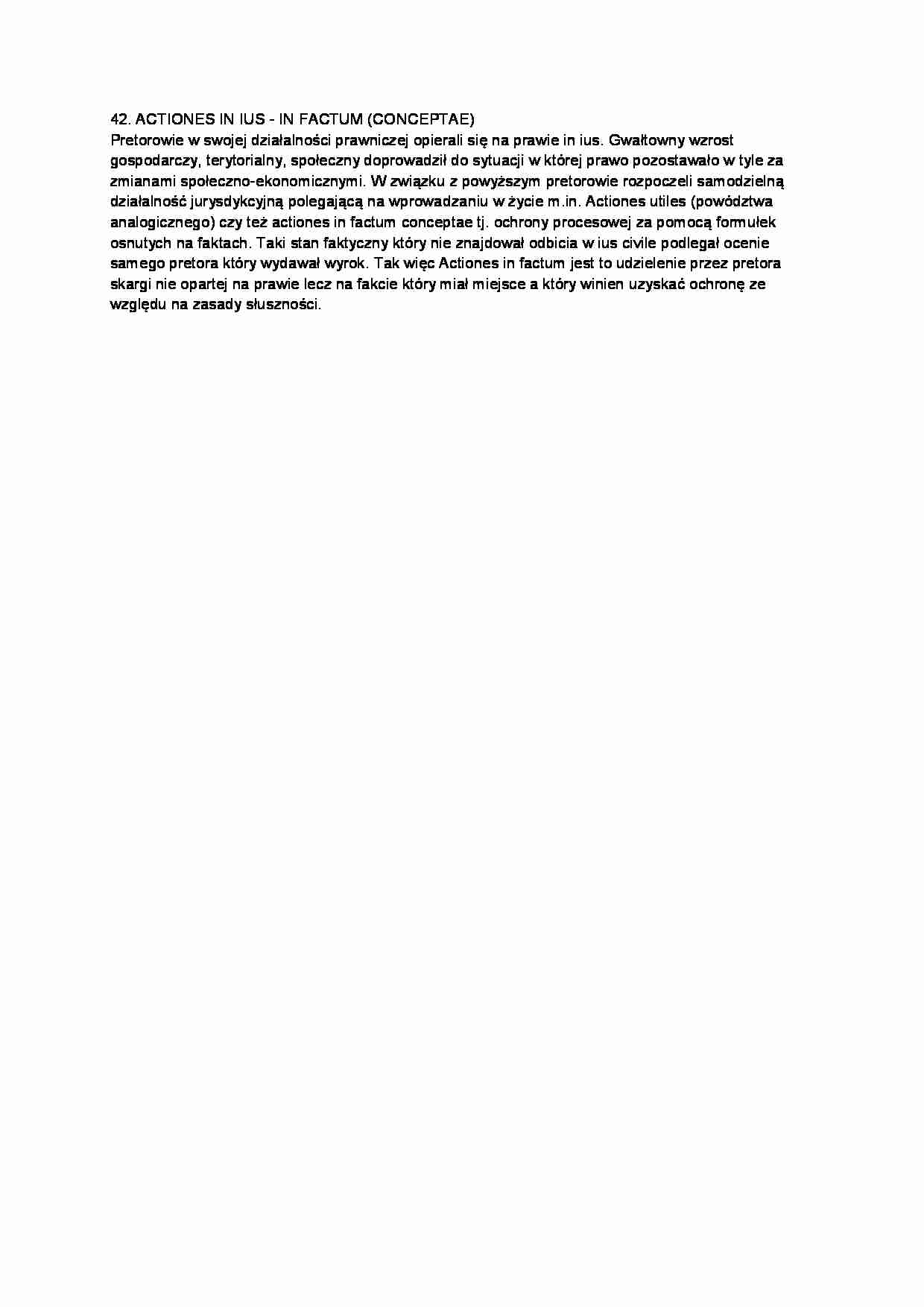 Actiones in ius-in factum-opracowanie - strona 1