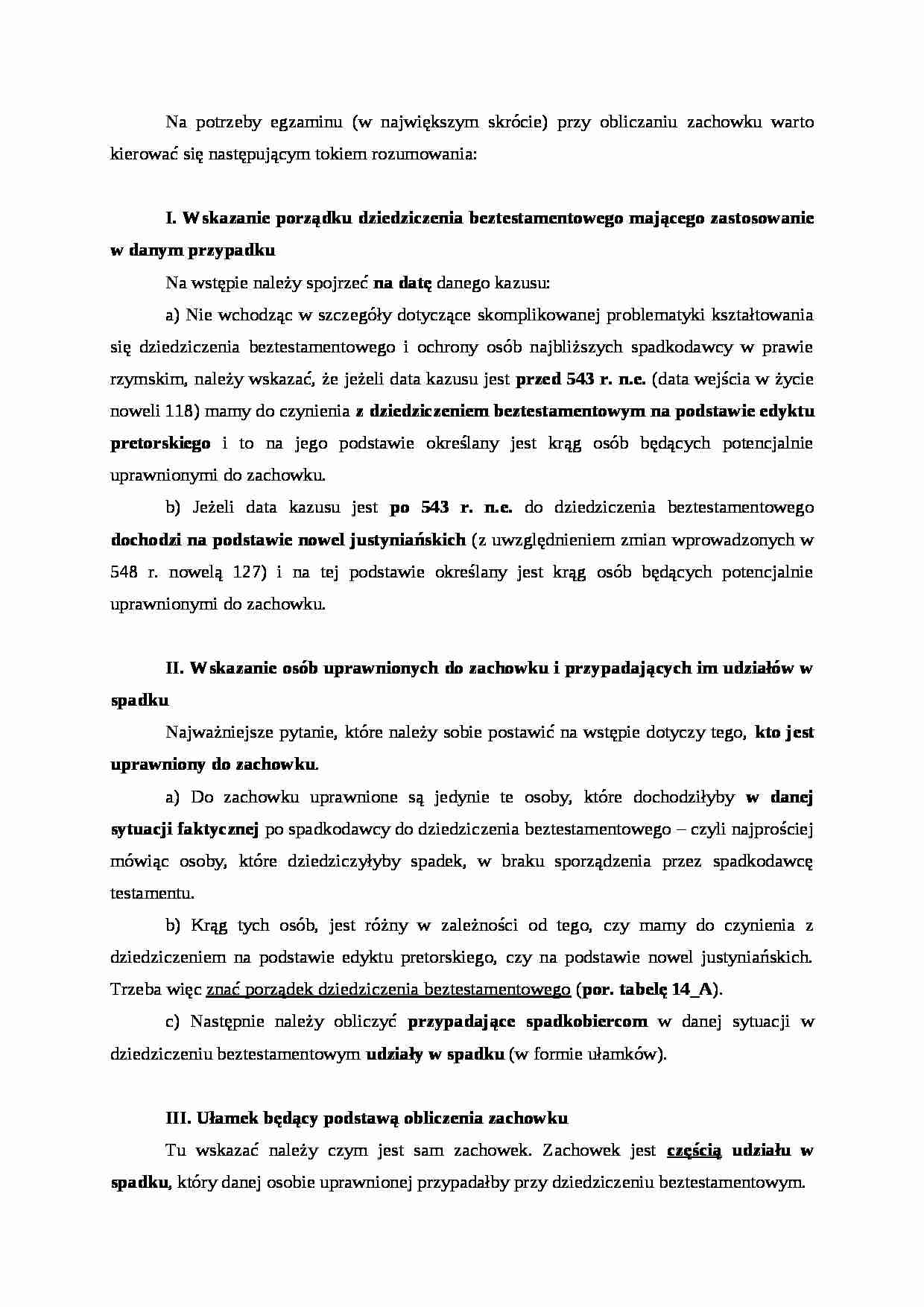 Jak obliczyć zachowek-opracowanie - strona 1