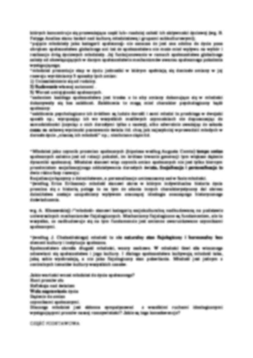 Młodzież jako kategoria społeczna - omówienie  - strona 2