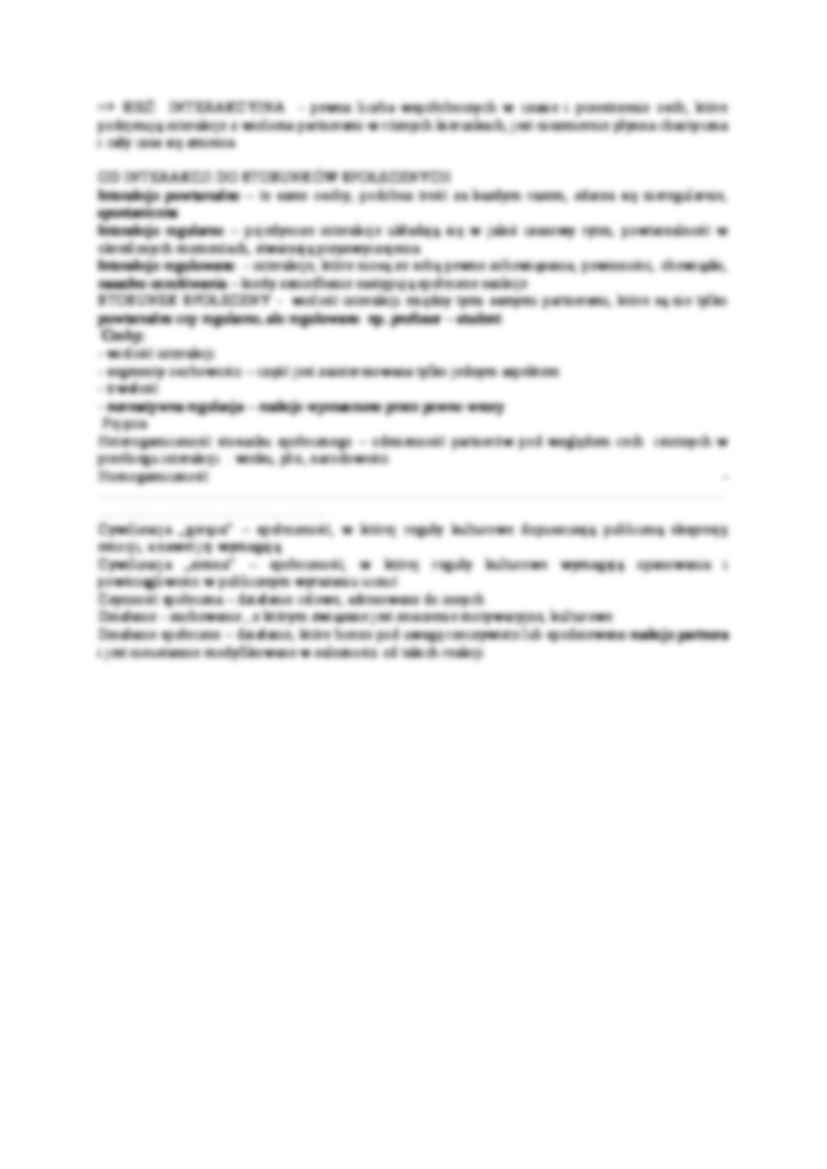 Społeczeństwo-przedmiotem socjologii - omówienie  - strona 3