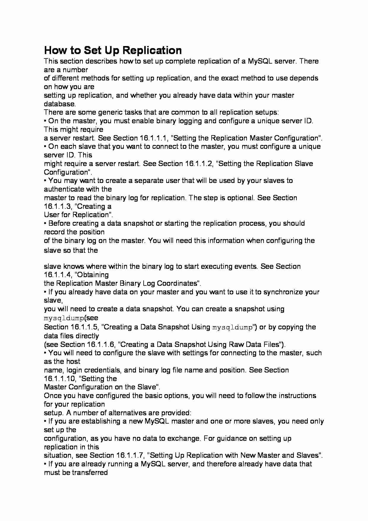 How to Set Up Replication-opracowanie - strona 1