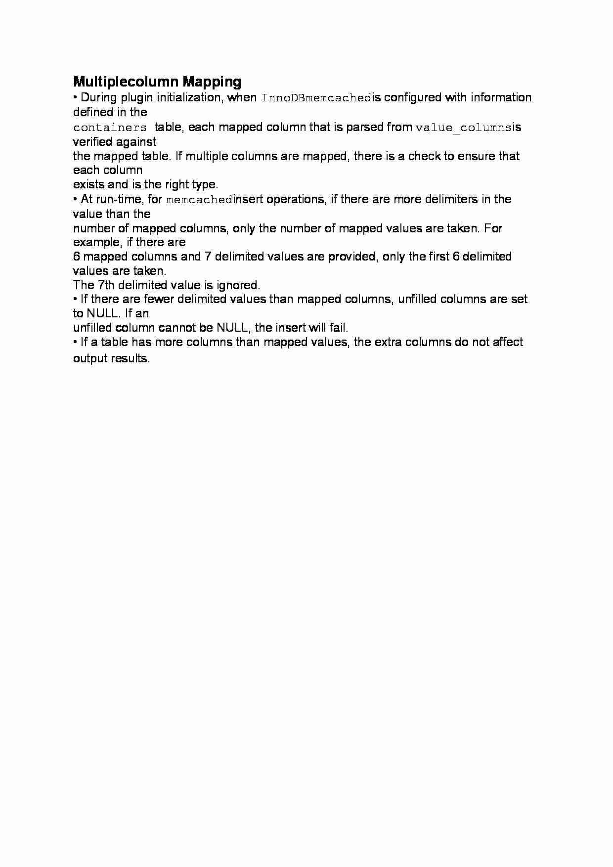 Multiple column Mapping-opracowanie - strona 1