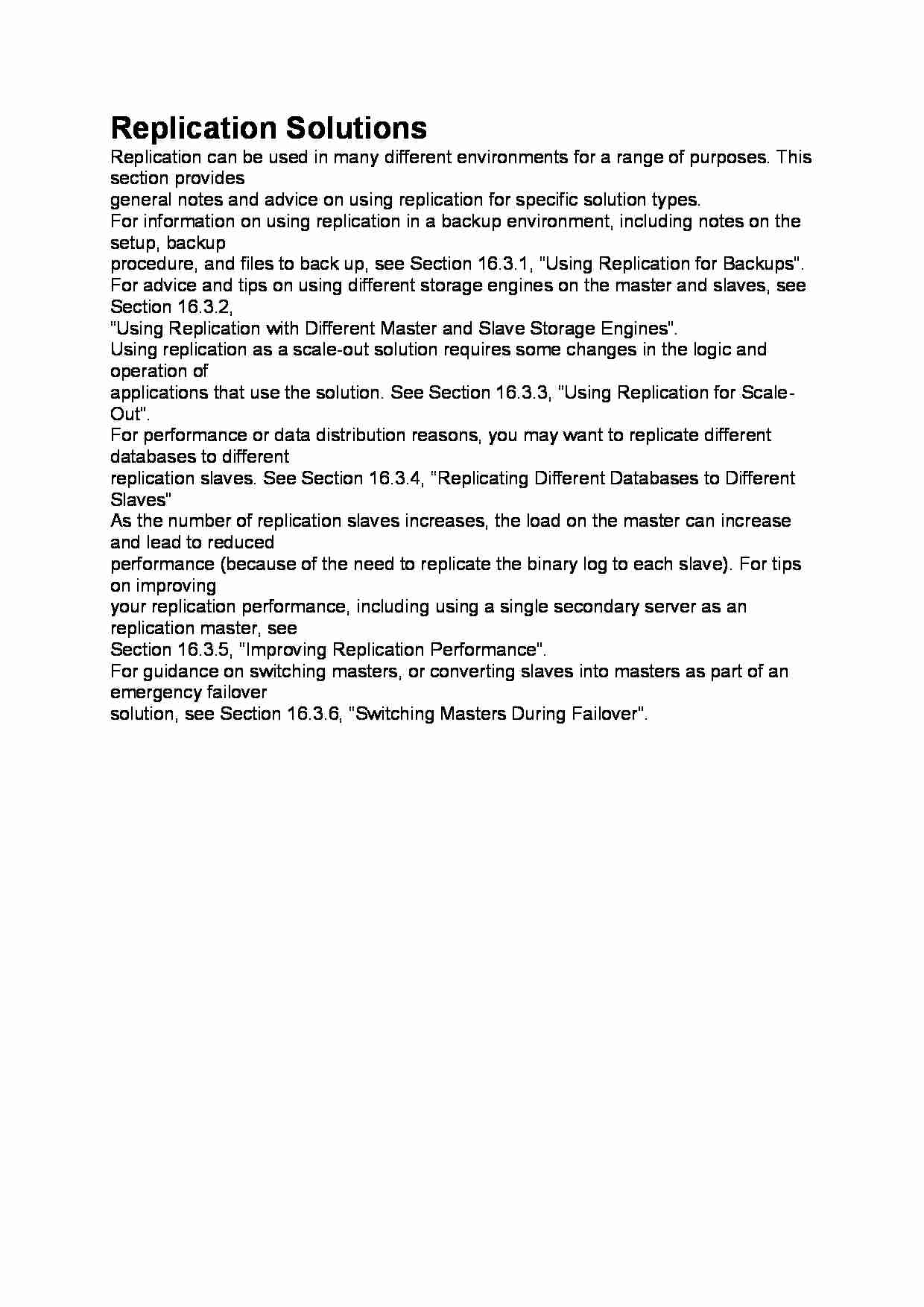 Replication Solutions-opracowanie - strona 1