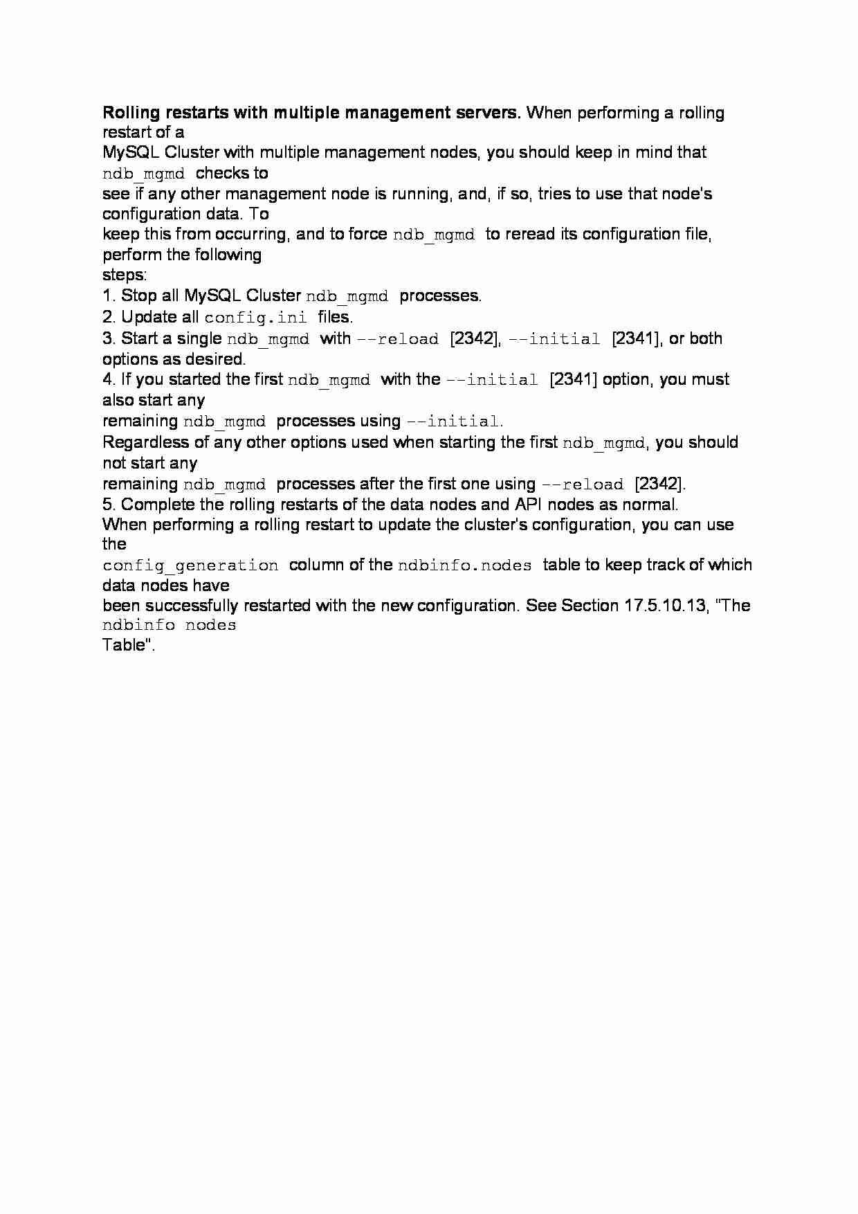 Rolling restarts with multiple management servers-opracowanie - strona 1