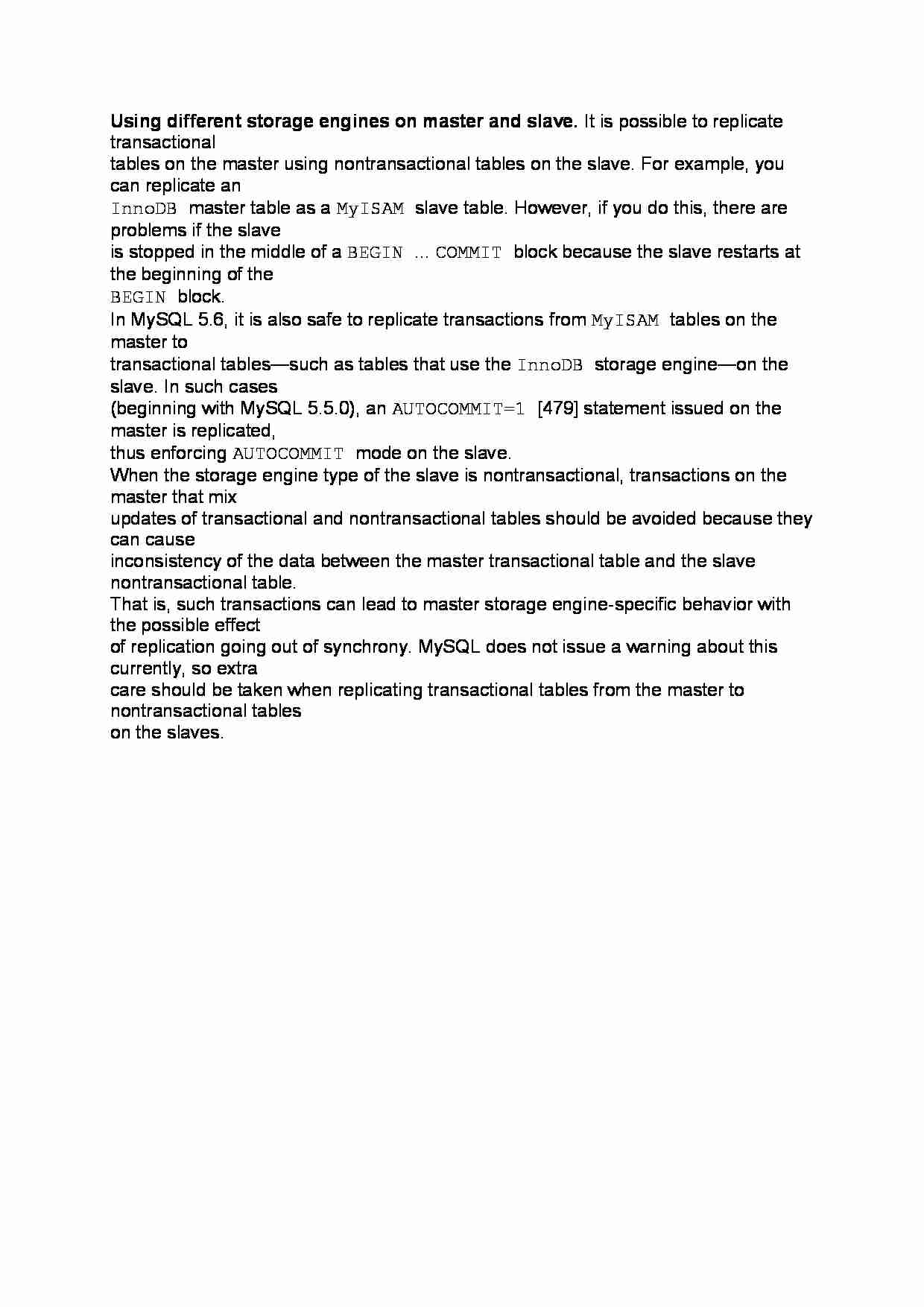 Using different storage engines on master and slave-opracowanie - strona 1