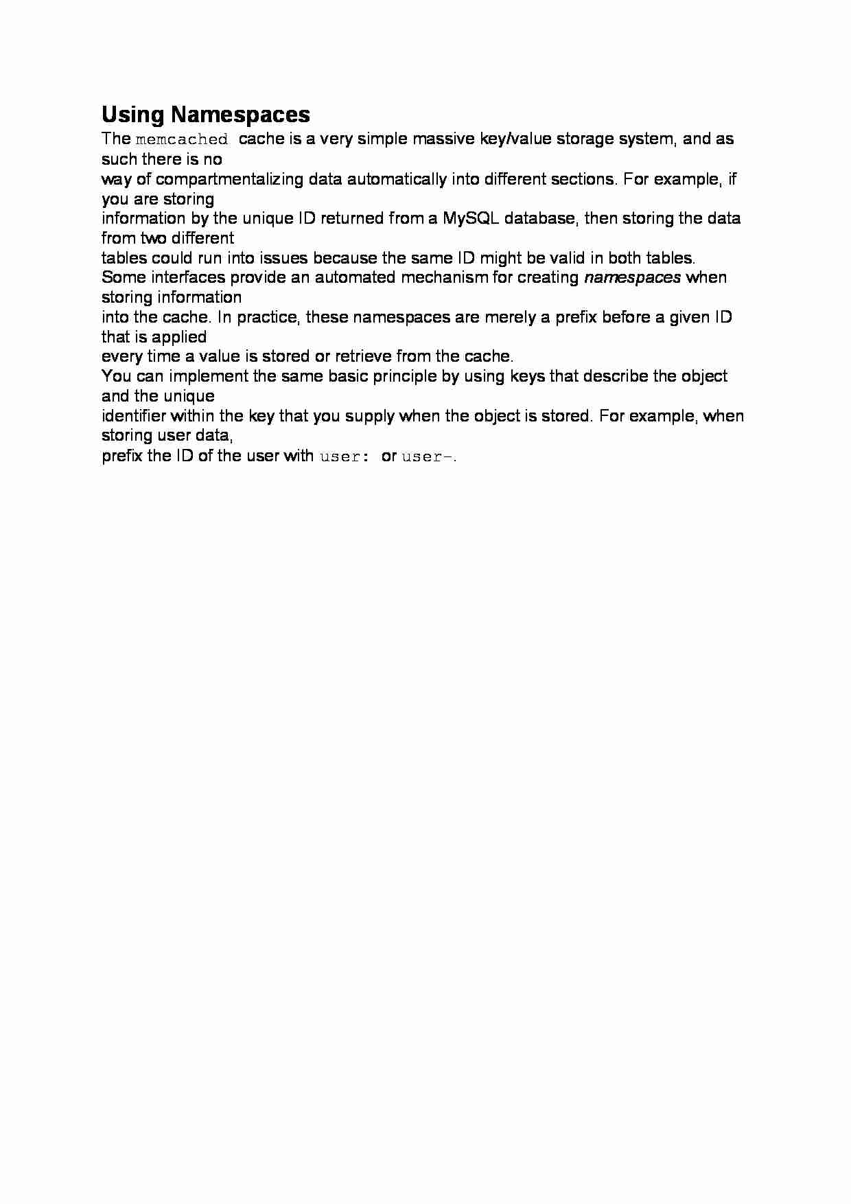 Using Namespaces-opracowanie - strona 1