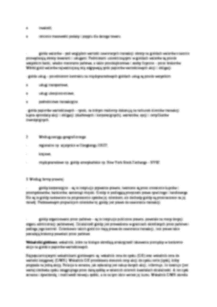 Giełdy - omówienie  - strona 2