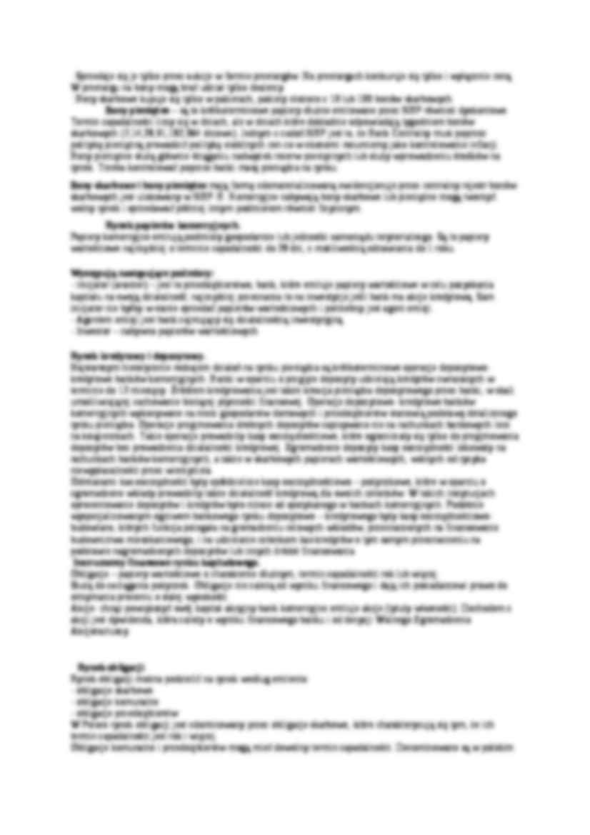 Rynki finansowe - omówienie  - strona 3