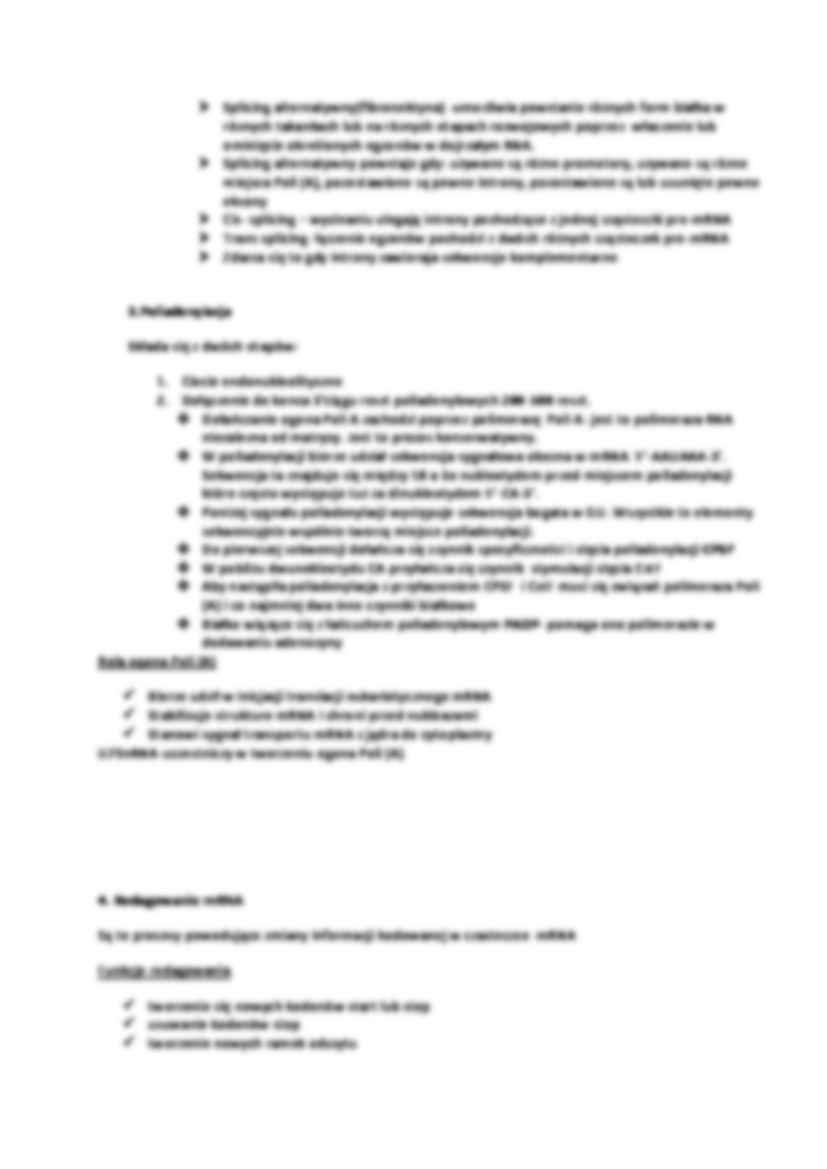 Wykład - dojrzewanie u eukariota - strona 3