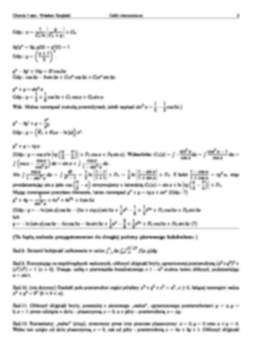 Całki nieoznaczone - omówienie  - Ułamek - strona 3