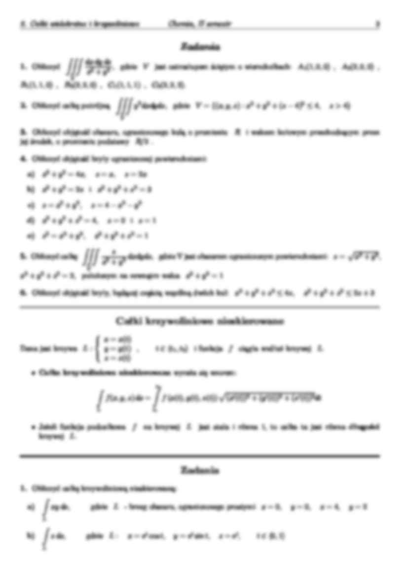 Całki wielokrotne - omówienie  - strona 3