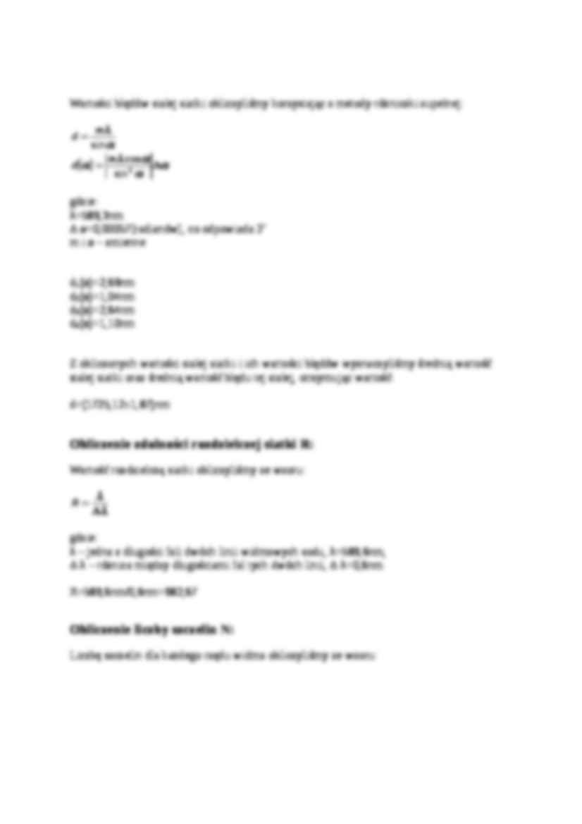 laboratorium-fizyka - Sprawozdanie - omówienie  - strona 3