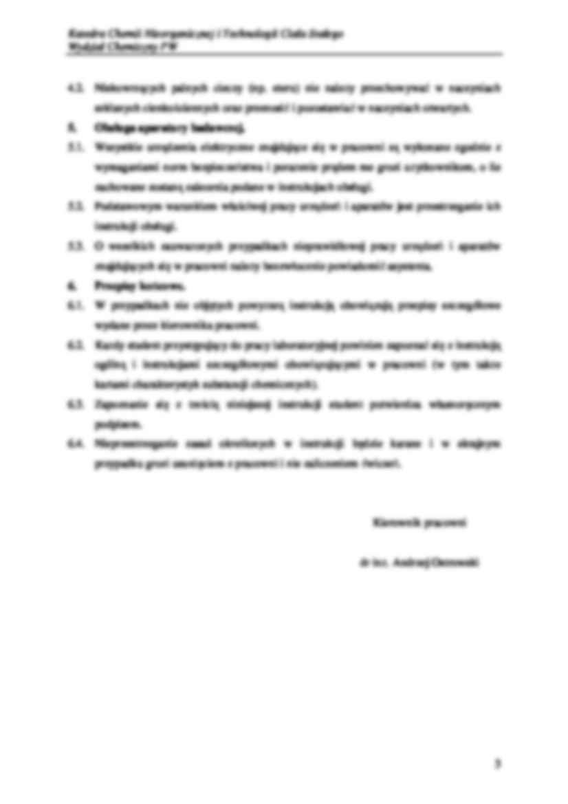 Instrukcja BHP - omówienie  - strona 3