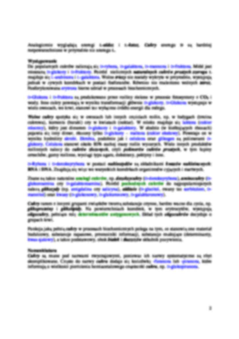 Cukry i sacharydy - omówienie  - strona 2