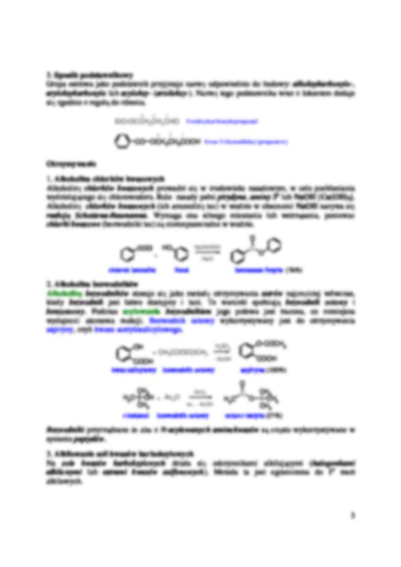 Estry kwasów karboksylowych - omówienie  - strona 3