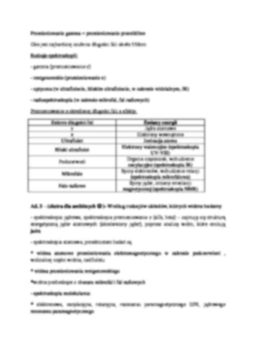 Spektroskopowe metody identyfikacji związków - opracowanie pytan1 - strona 2