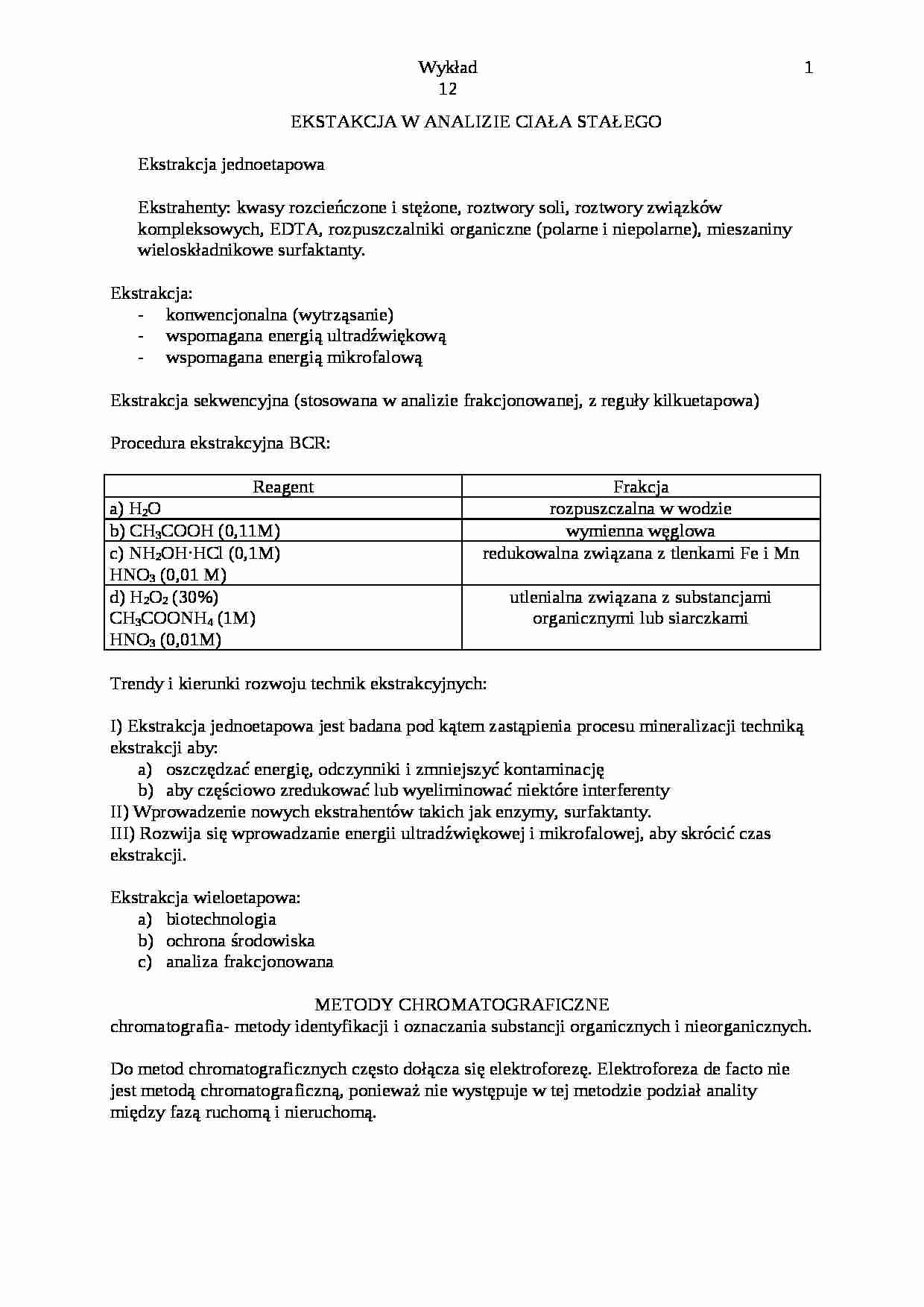 Analiza lądowa Wykład 12 - strona 1