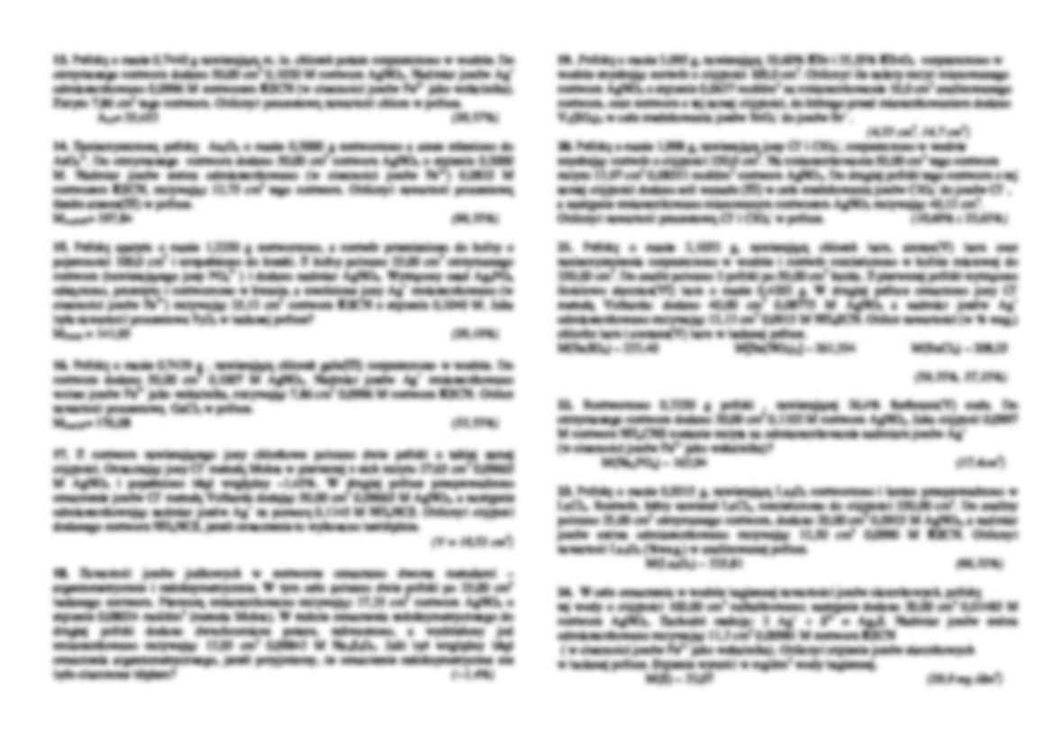 Miareczkowanie strąceniowe - omówienie  - strona 2