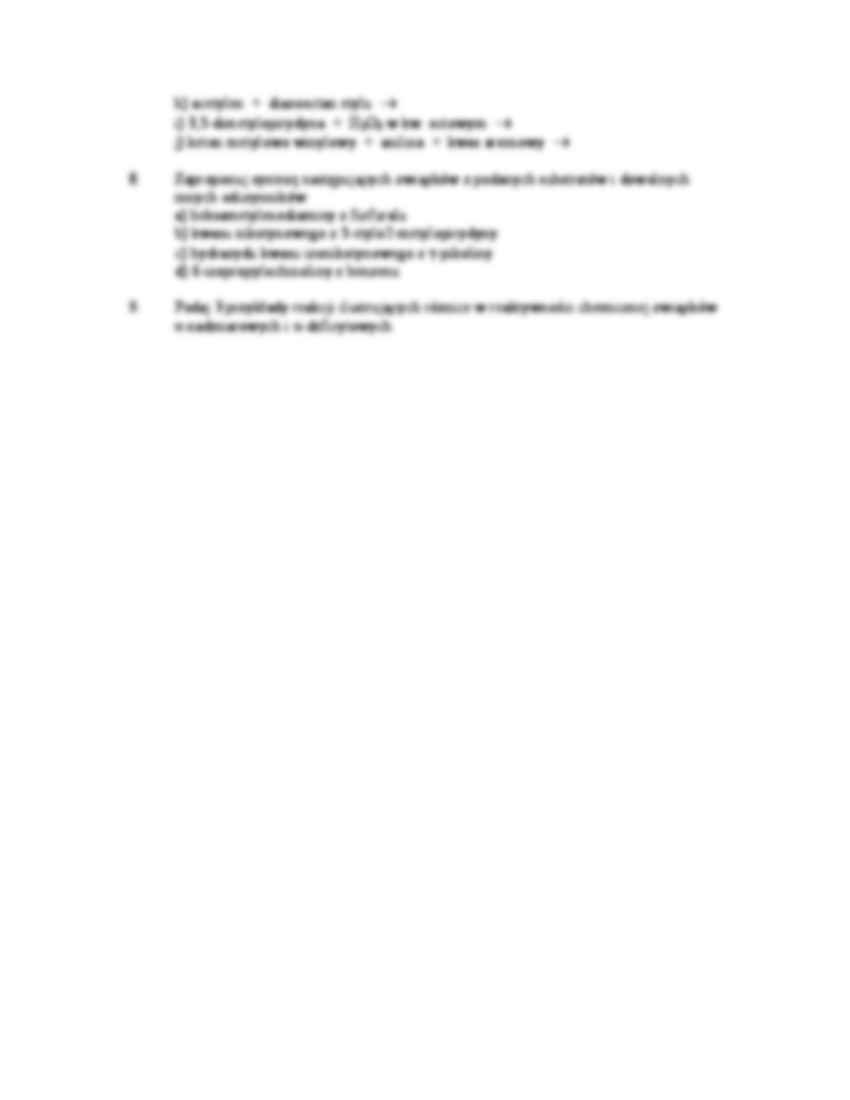 Chemia organiczna - ćwiczenia, lista XIII - strona 2