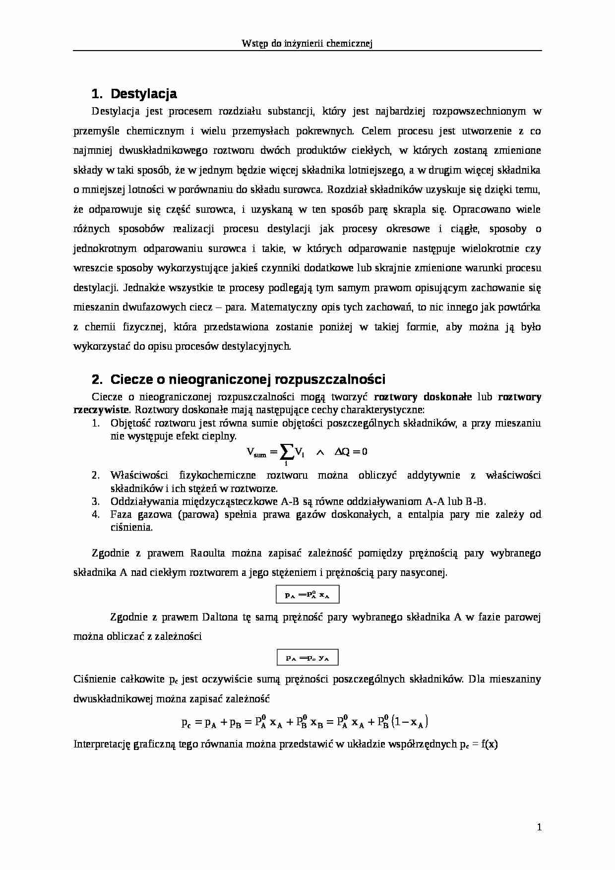 Wykład 08 destylacja - strona 1