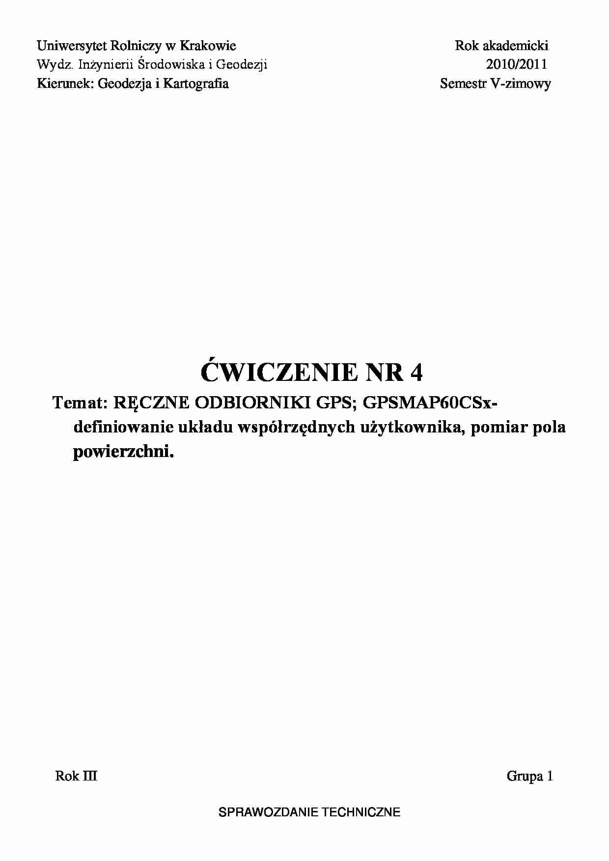 Ręczne odbiorniki GPS - strona 1