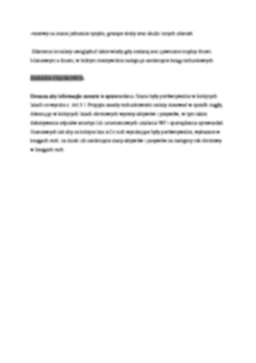 Zasady sporządzania sprawozdań finansowych  - omówienie - strona 2