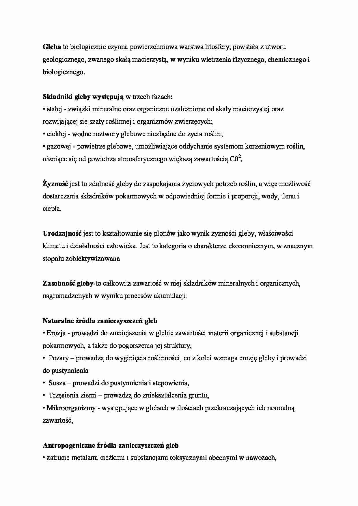 gleby - omówienie - strona 1