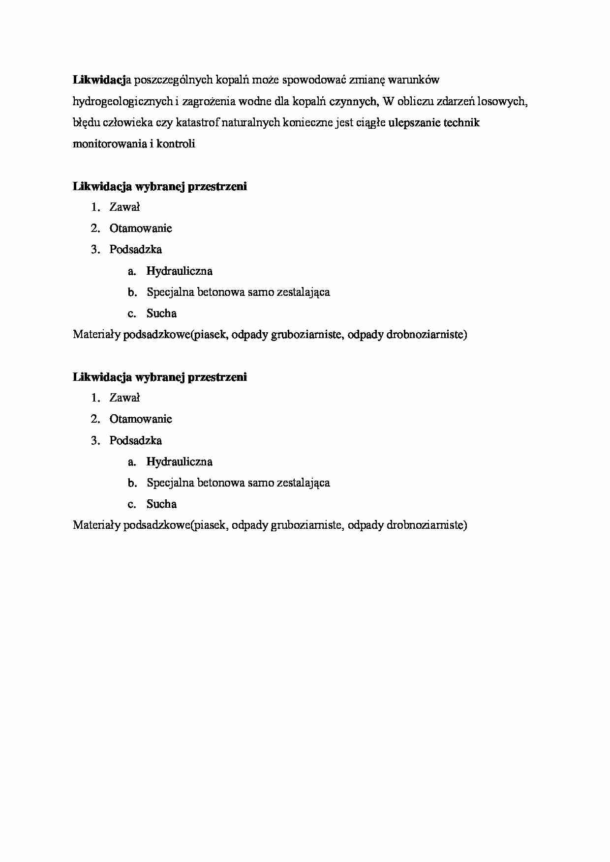 likwidacja - omówienie - strona 1