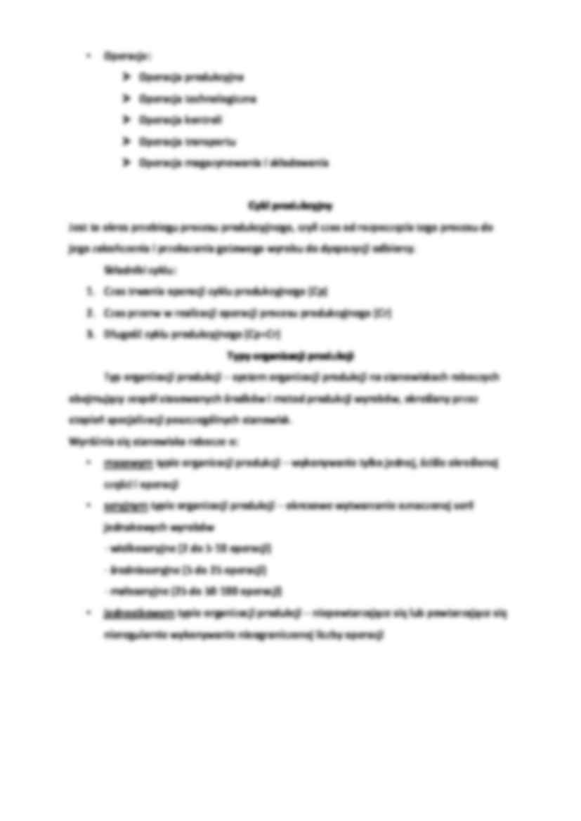 Proces produkcyjny - omówienie  - strona 3
