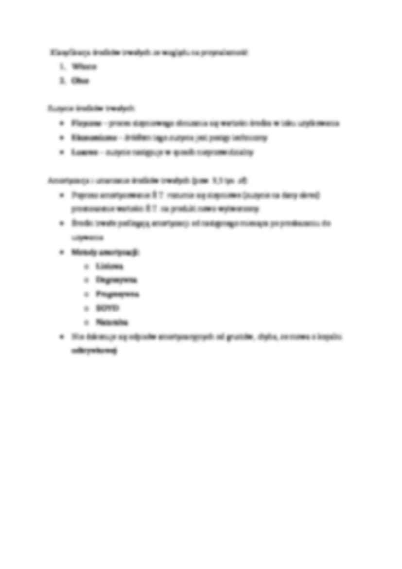  Pojęcie i klasyfikacja środków trwałych - omówienie - strona 2