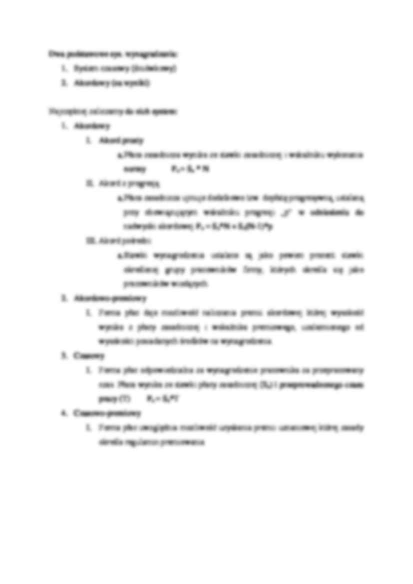 Systemy płac i wynagrodzeń pracowników - omówienie - strona 2