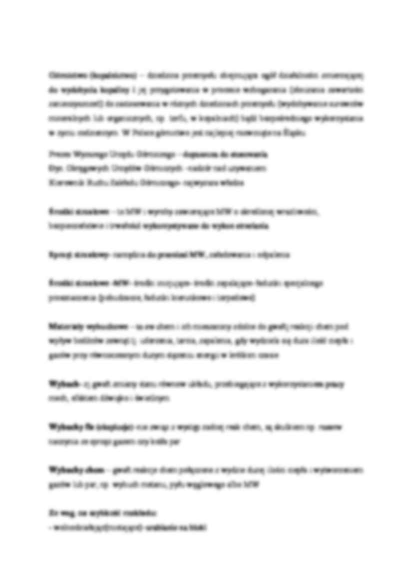 Technika odkrywkowej eksploatacji złóż - podstawowe pojęcia - strona 2