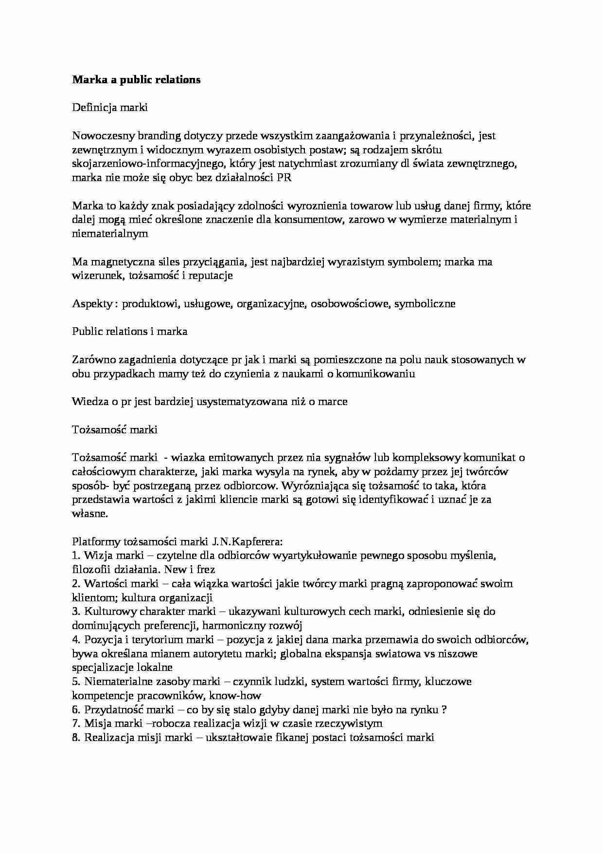 marka a public relations - strona 1