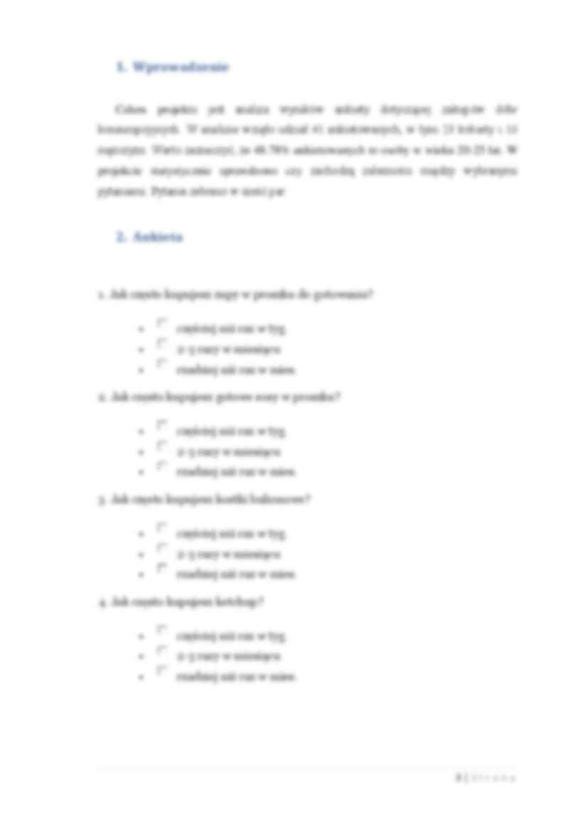 Analiza wyników ankiety - projekt - strona 3