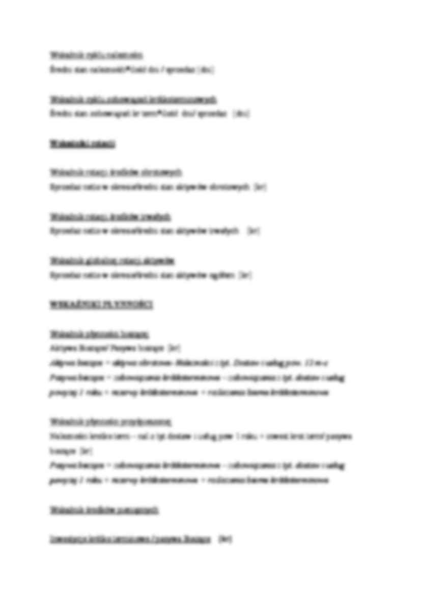 Wskaźniki struktury bilansu - wykład - strona 2