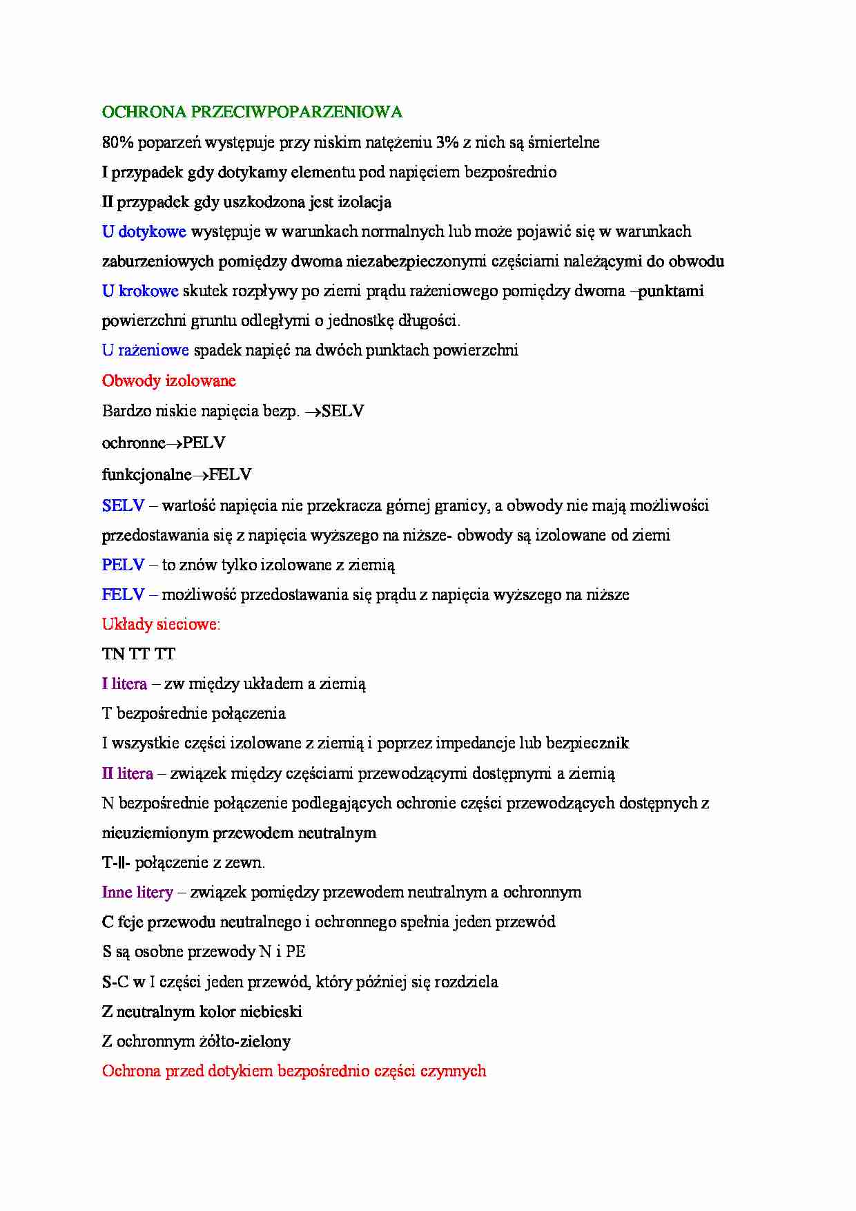 Ochrona przeciwpoparzeniowa - omówienie  - strona 1