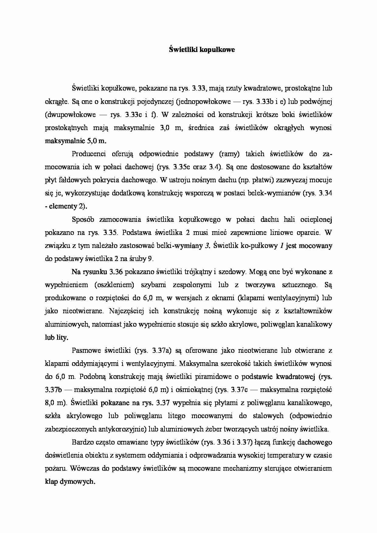 Świetliki kopułkowe - wykład - strona 1