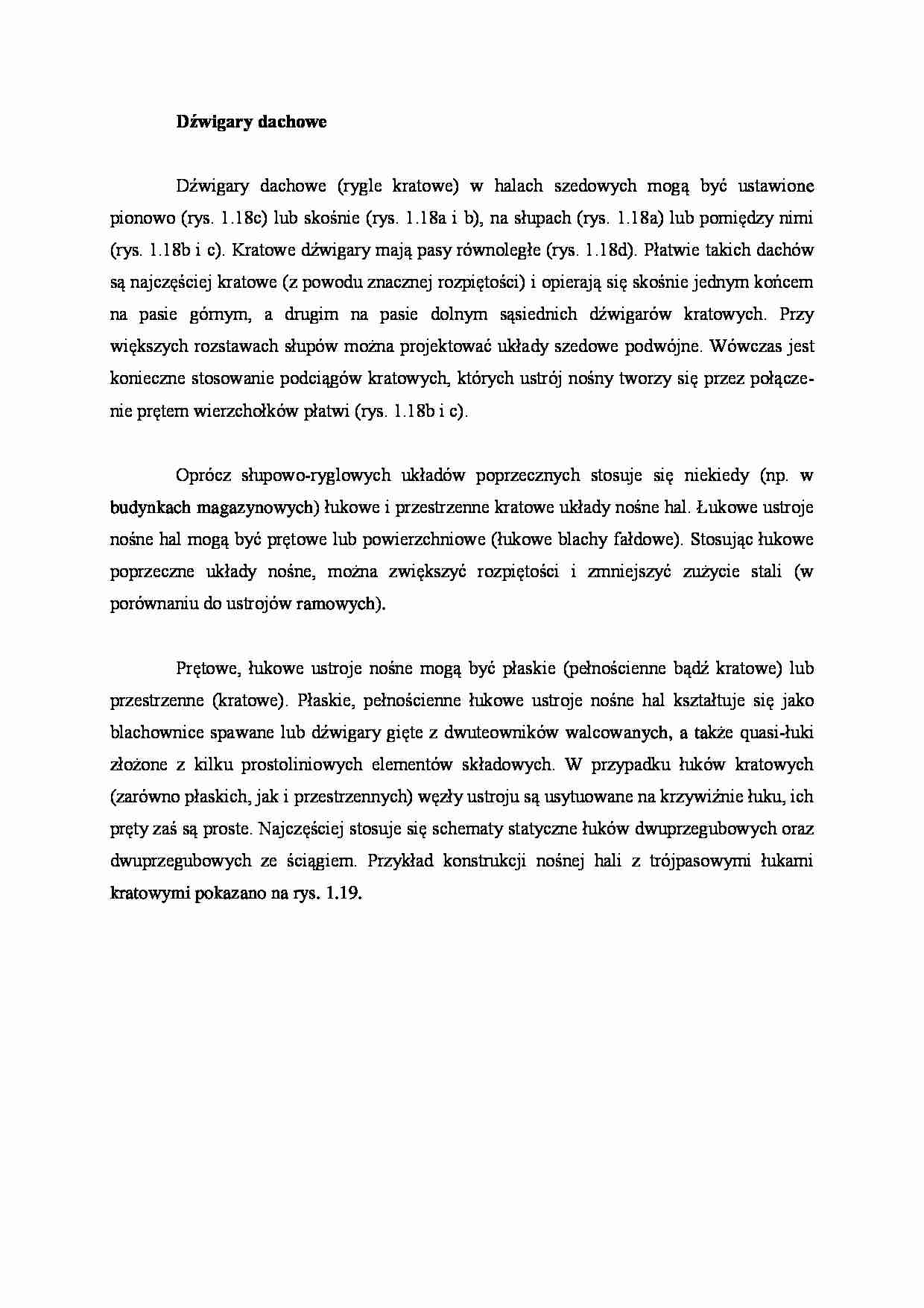 Dźwigary dachowe - wykład - strona 1