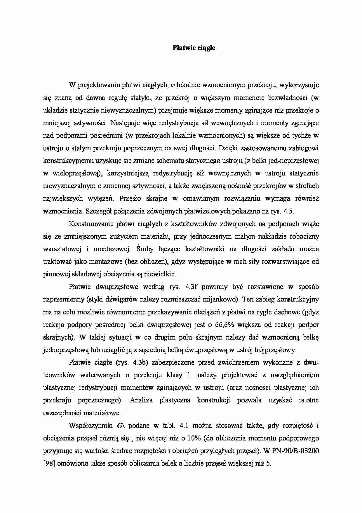 Płatwie ciągłe - wykład - strona 1