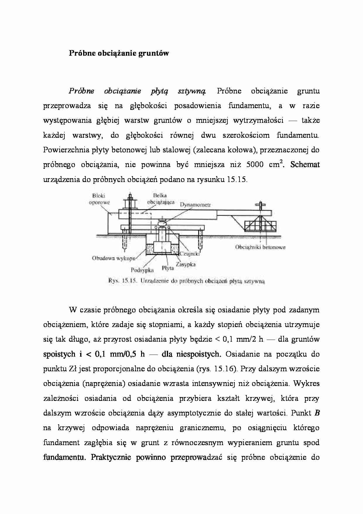 Próbne obciążanie gruntów - wykład - strona 1