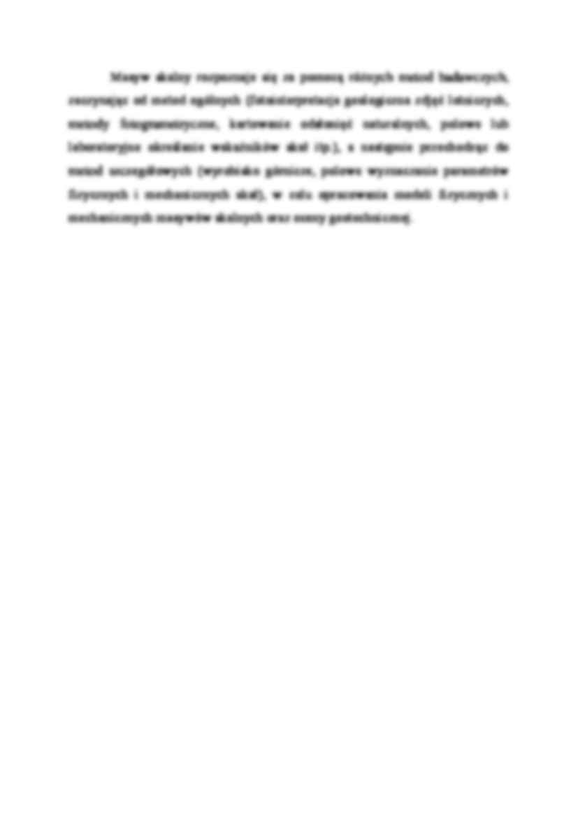 Rozpoznawanie masywów skalnych - wykład - strona 2