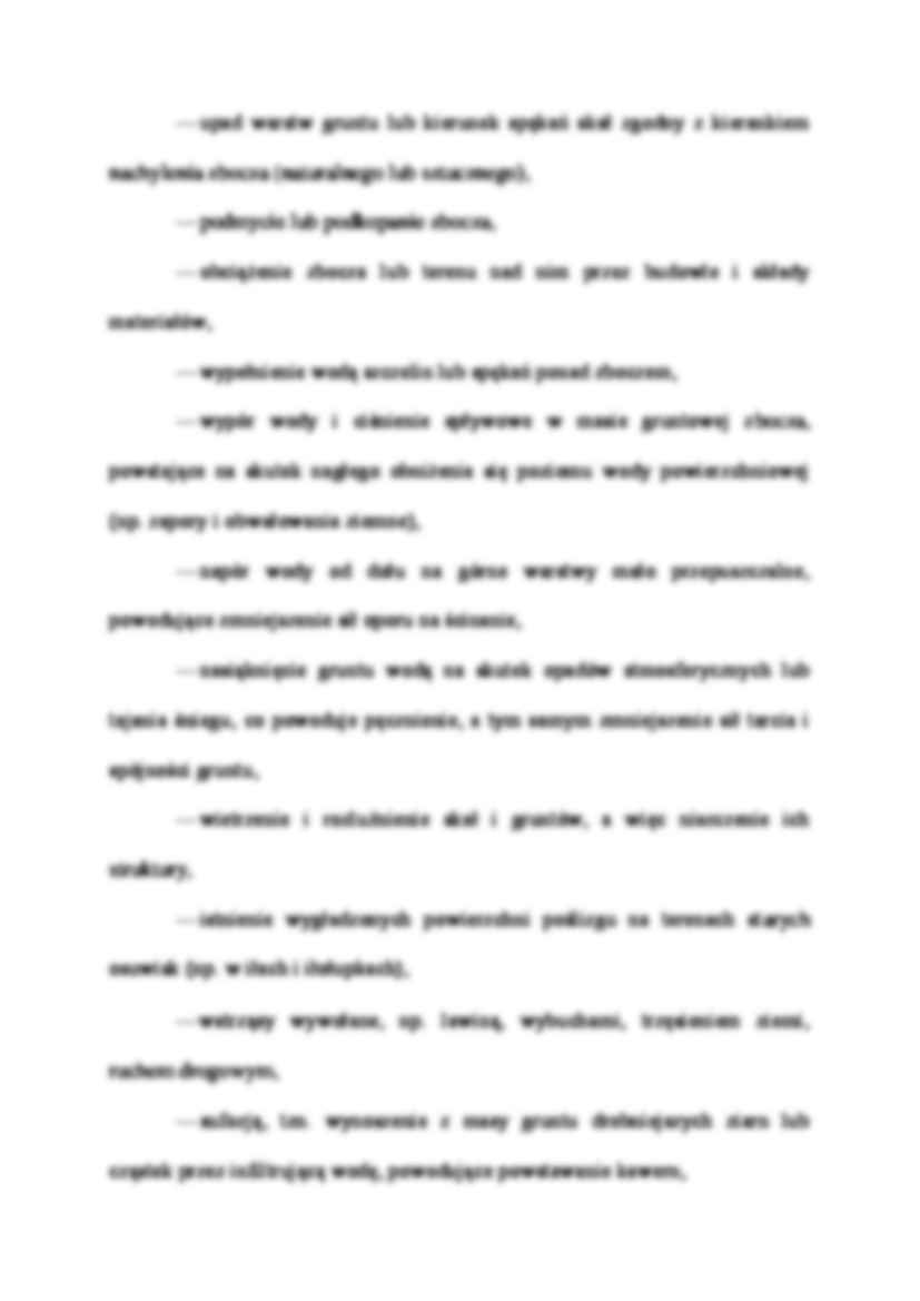 Ruch mas ziemnych i przyczyny jego powstawania - wykład - strona 2