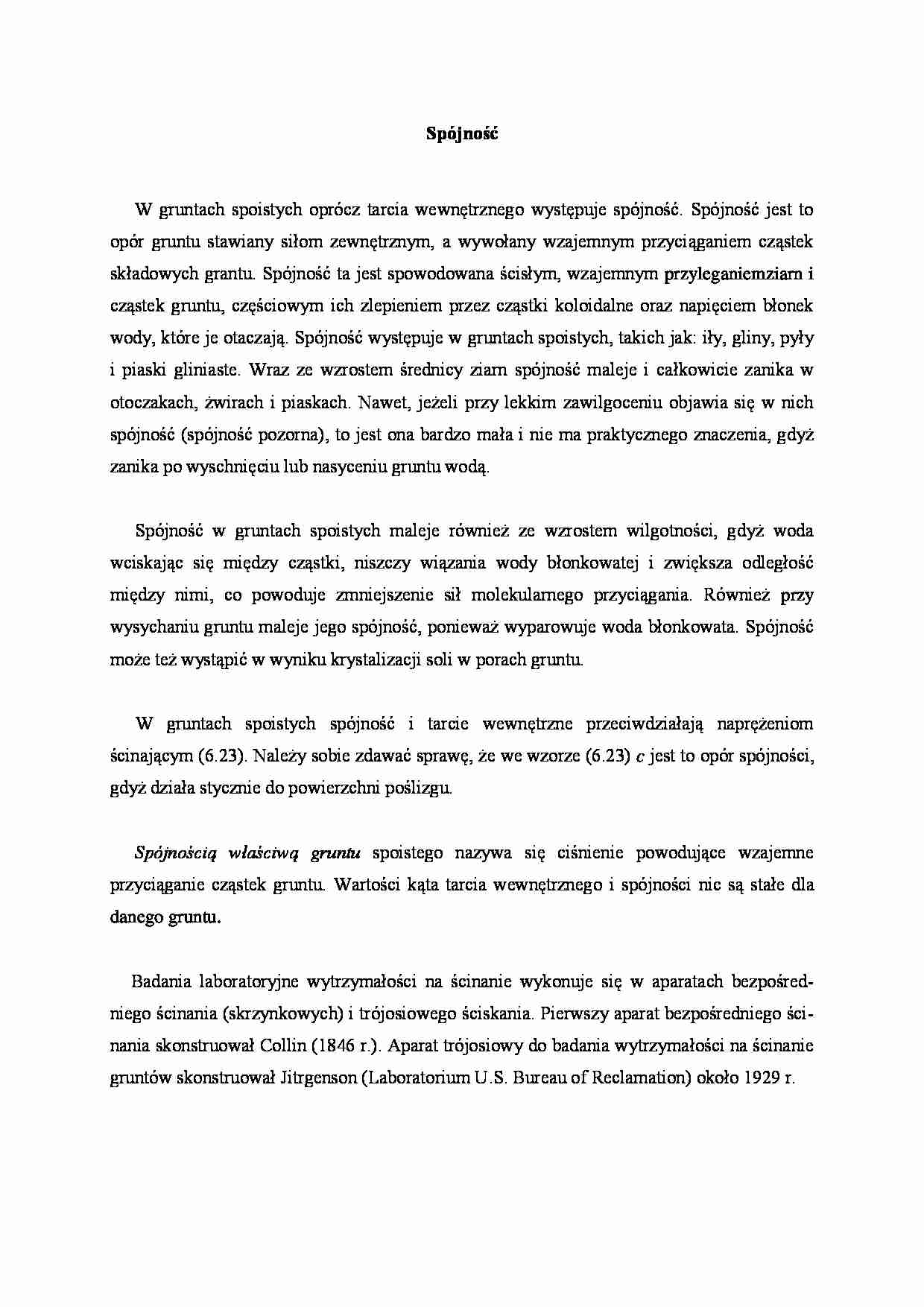 Spójność - wykład - strona 1