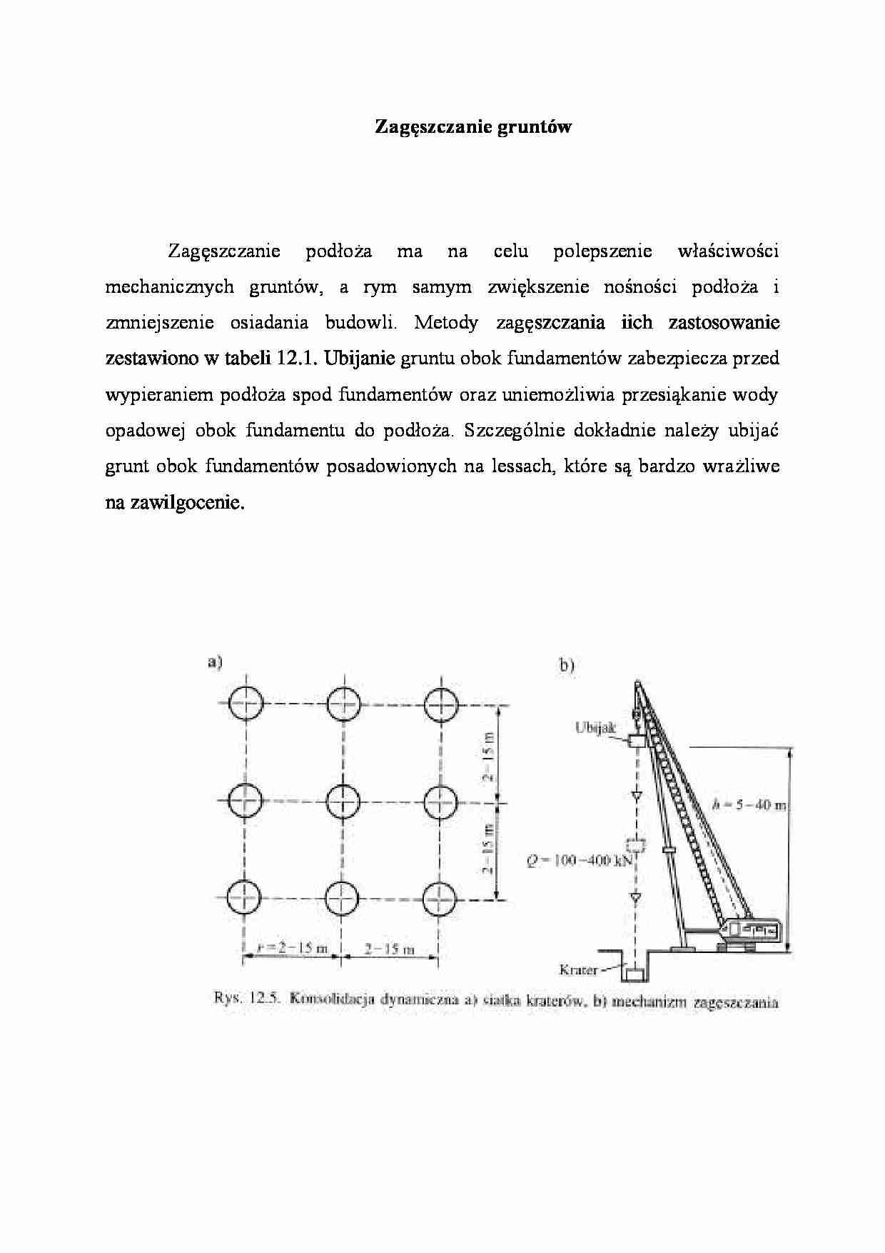 Zagęszczanie gruntów - wykład - strona 1